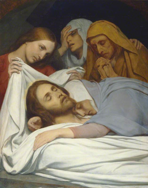 Les Saintes Femmes au Sépulcre - Ary Scheffer image 1 reproduction réalisée par Alpha Reproduction