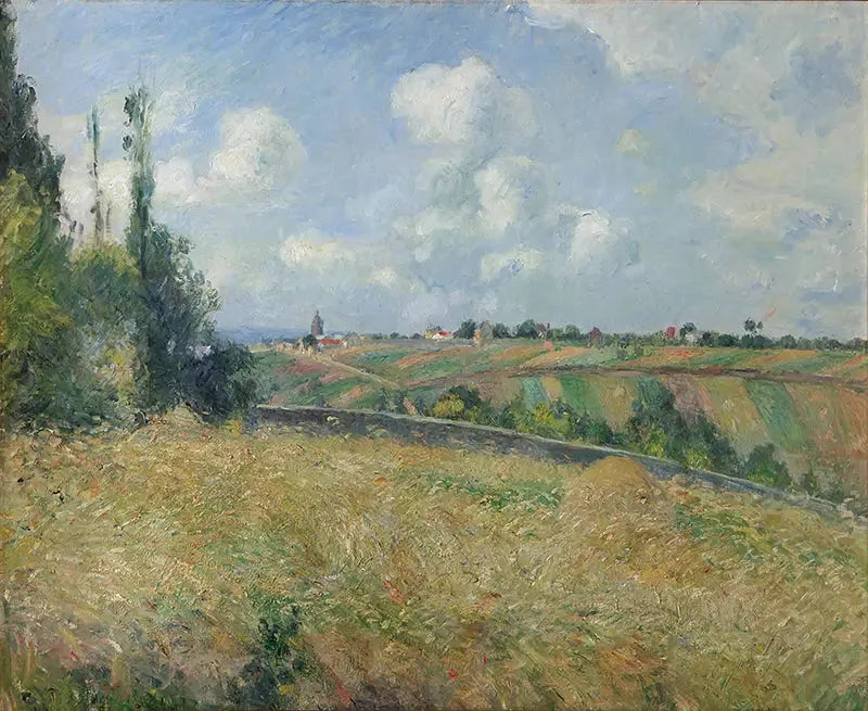 Les Seigles, côte des Gratte-Coqs, Pontoise - Camille Pissarro image 1 reproduction artisanale de tableau