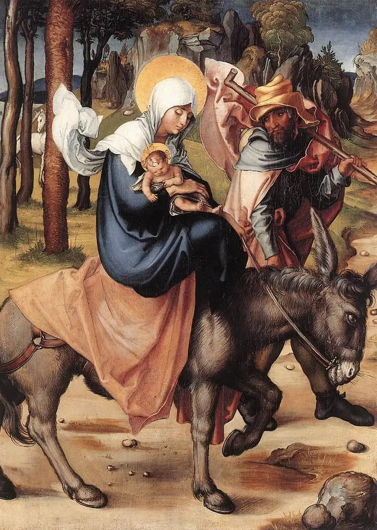 Les Sept Douleurs de la Vierge : La Fuite en Égypte - Albrecht Dürer