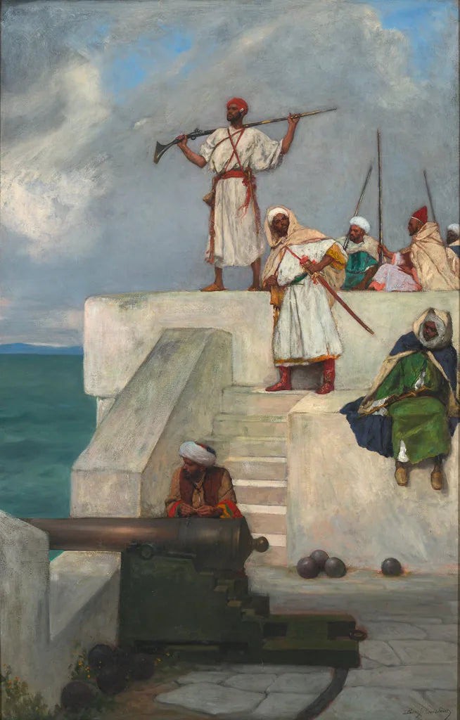 Les soldats du pacha - Jean-Joseph Benjamin-Constant image 1 reproduction artisanale de tableau