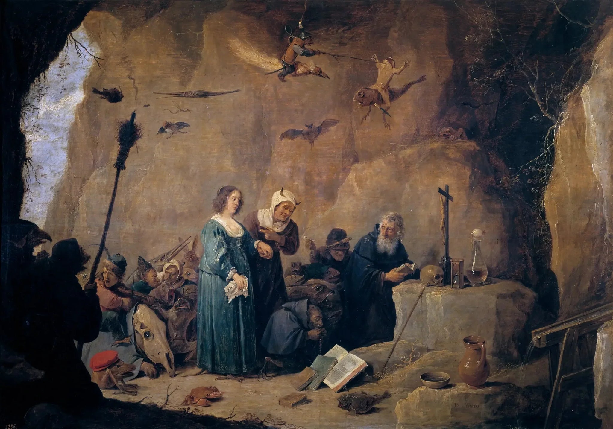 Les Tentations de Saint Antoine Abbé - David Teniers le Jeune image 1 tableau peint à l’huile sur toile