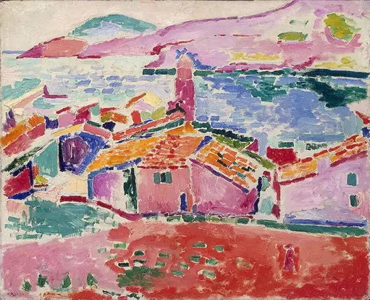 Les Toits de Collioure - Henri Matisse image 1 copie peinte à la main à l’huile