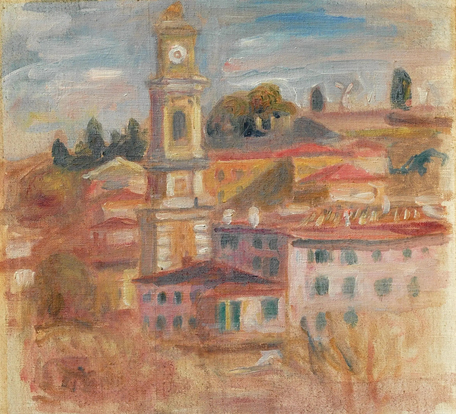 Les Toits du Vieux Nice - Pierre-Auguste Renoir