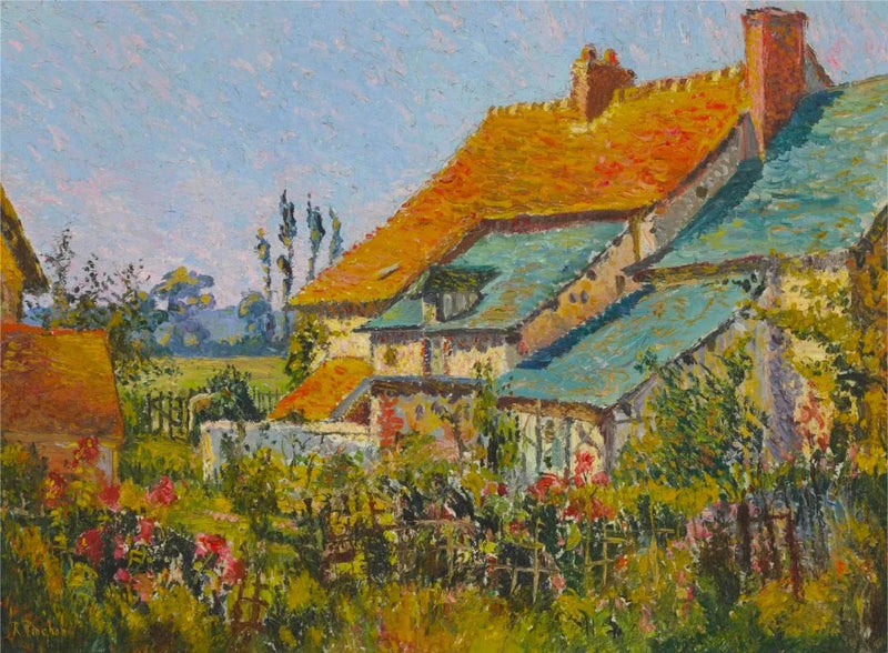 Les toits rouges - Robert Antoine Pinchon