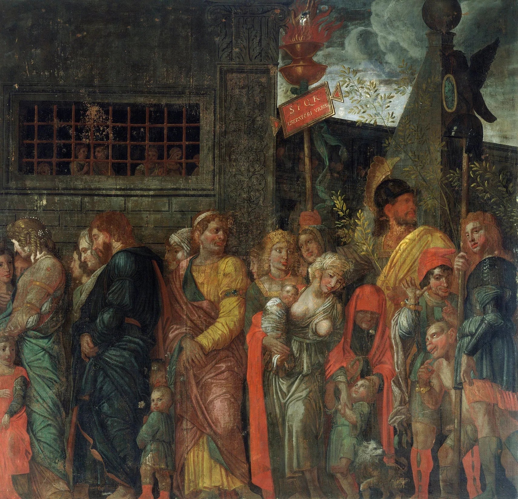 Les Triomphes de César : 7. Les Captifs - Andrea Mantegna image 1 copie de tableau peinte à la main