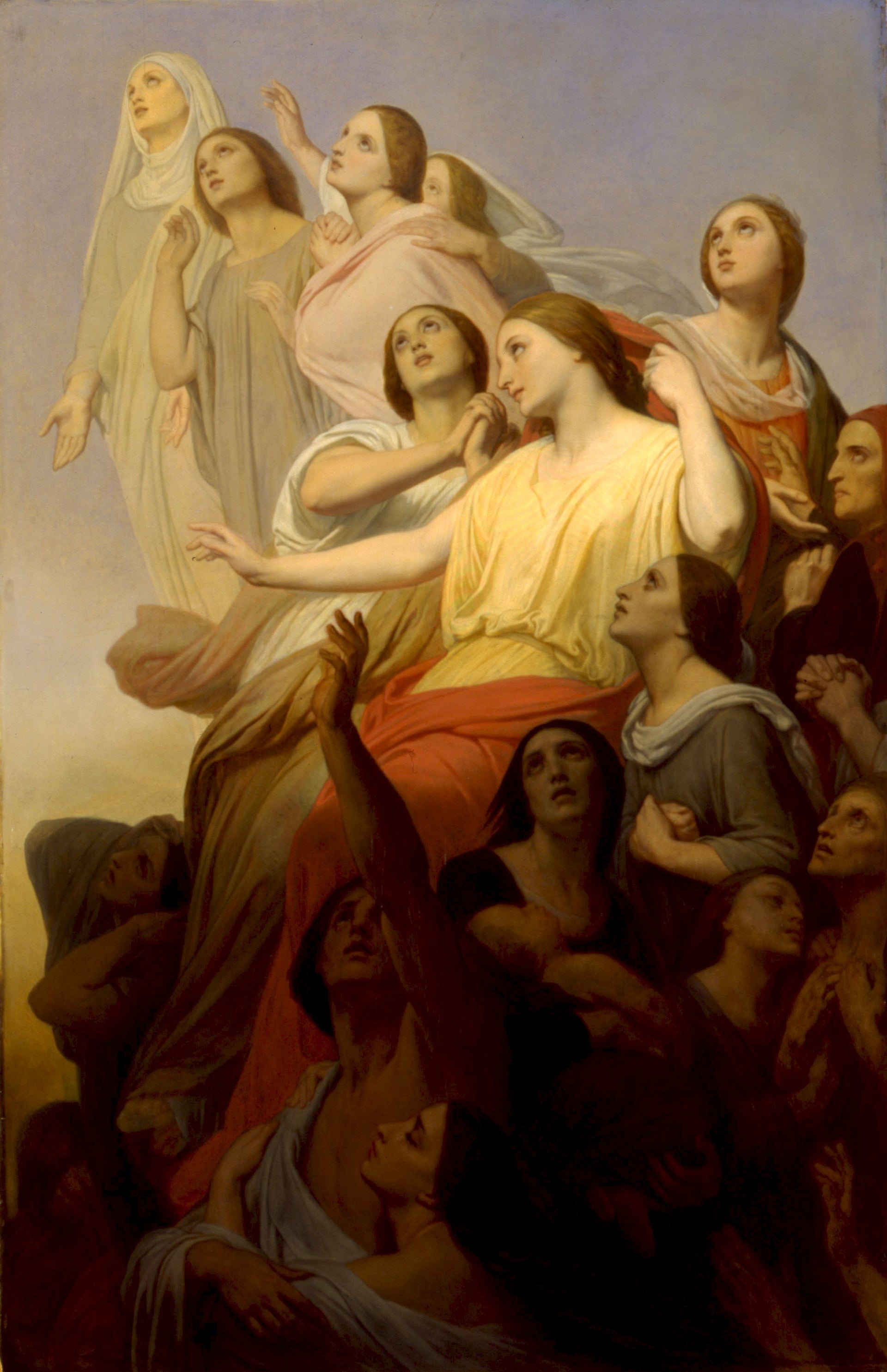 Les tristesses du monde - Ary Scheffer image 1 copie de tableau peinte à la main