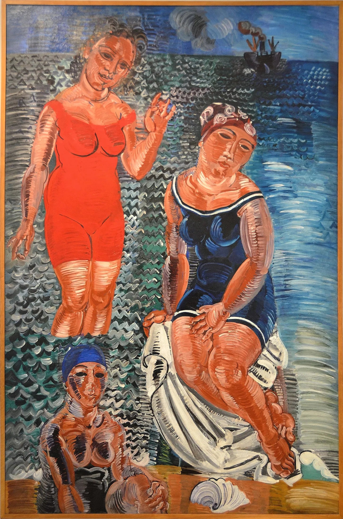 Les trois baigneuses - Raoul Dufy image 1 copie de tableau peinte à la main