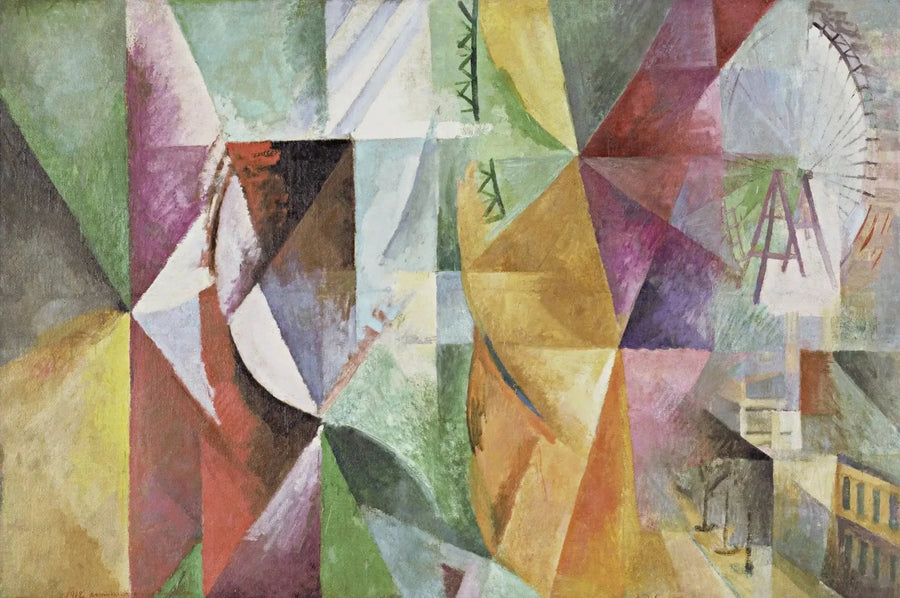 Les Trois Fenêtres, la tour et la Roue - Robert Delaunay