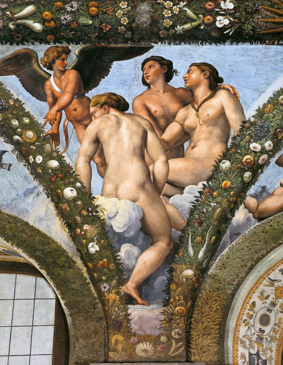 Les trois Grâces - Giulio Romano image 1 copie peinte à la main à l’huile