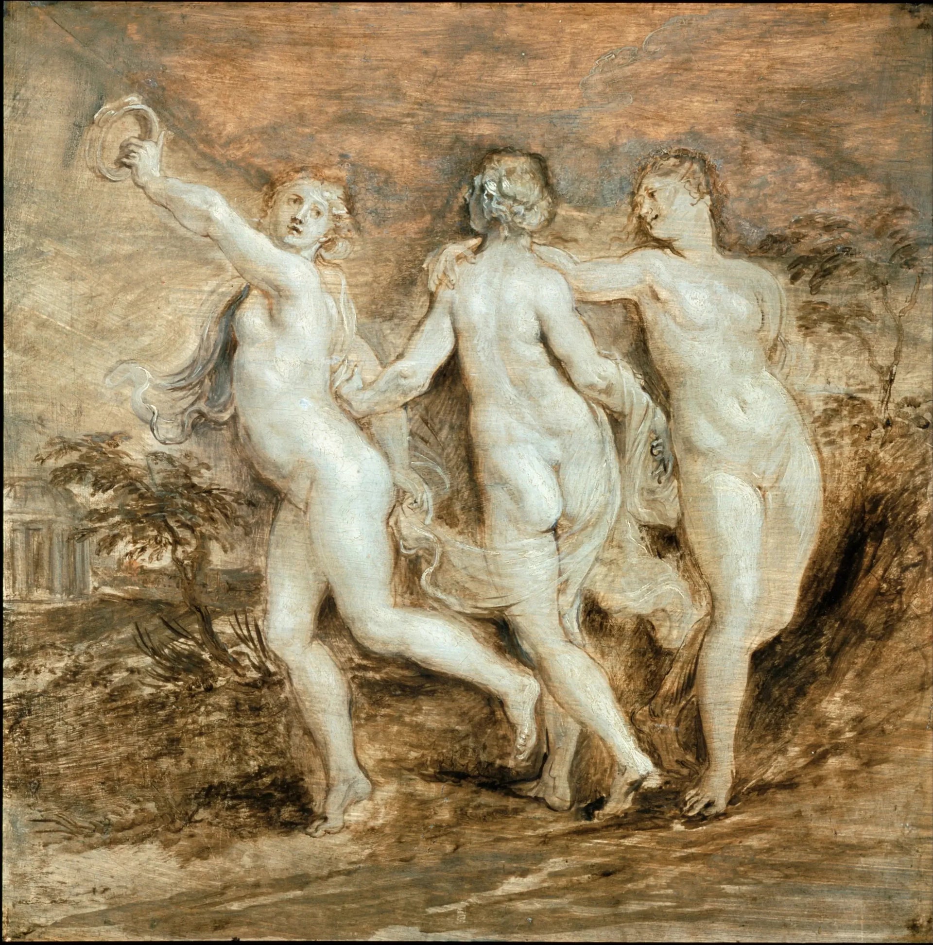Les Trois Grâces - Peter Paul Rubens image 1 reproduction artisanale de tableau