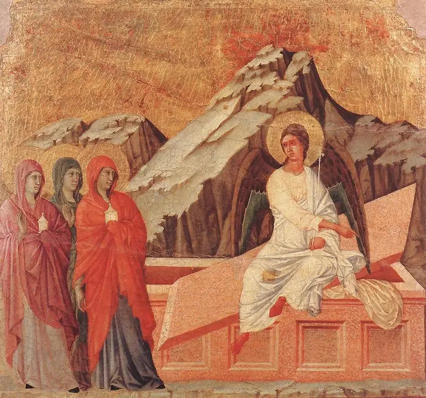 Les Trois Marie au Tombeau - Duccio di Buoninsegna image 1 copie peinte à la main à l’huile