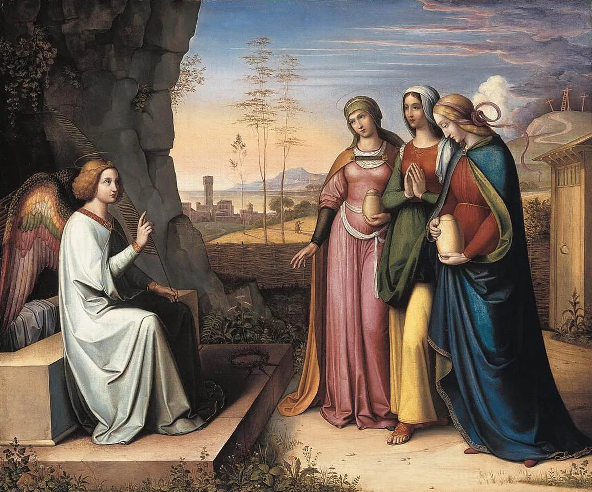 Les Trois Marie au Tombeau - Peter von Cornelius image 1 reproduction artisanale de tableau