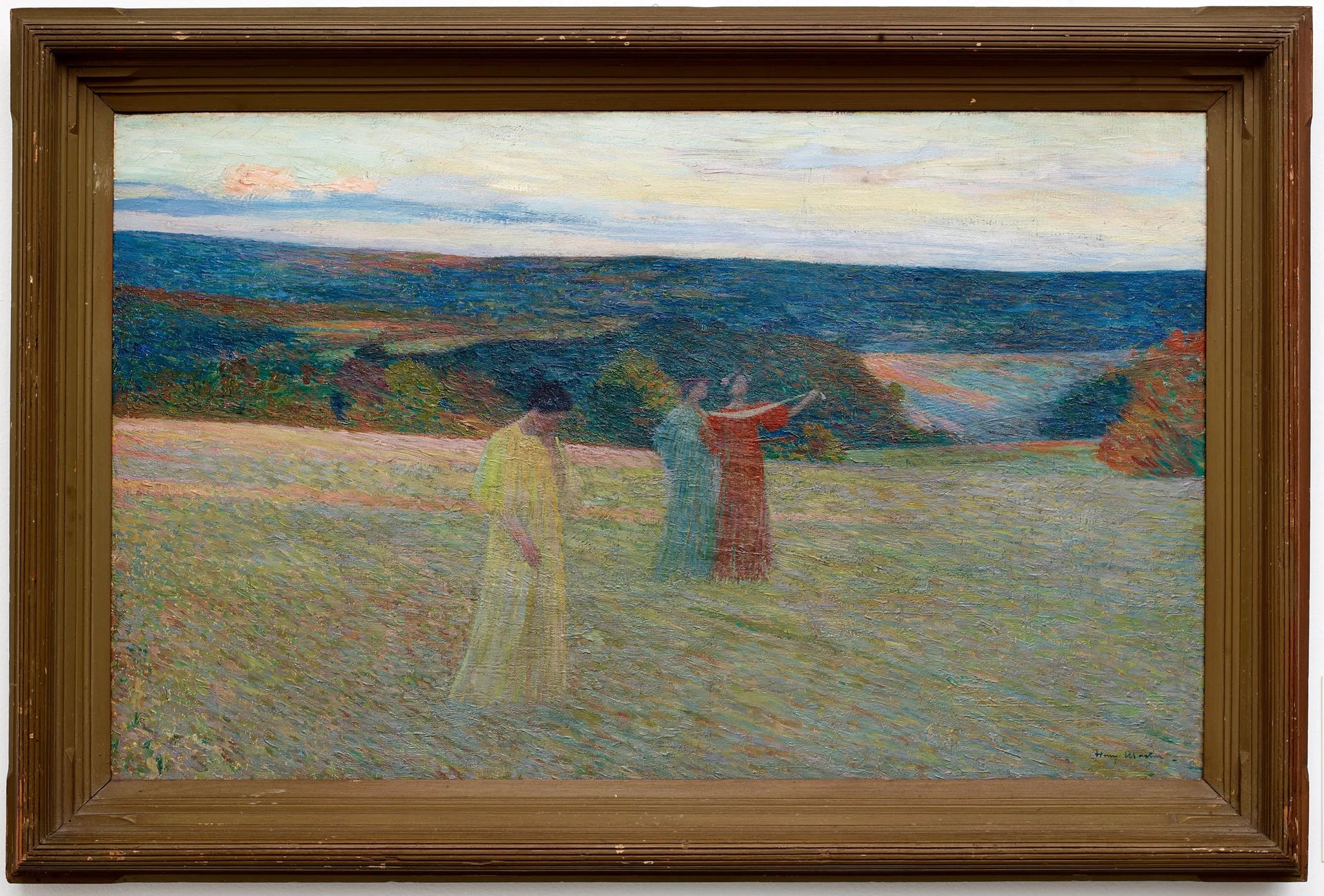 Les trois muses - Henri-Jean Guillaume Martin image 1 tableau peint à l’huile sur toile