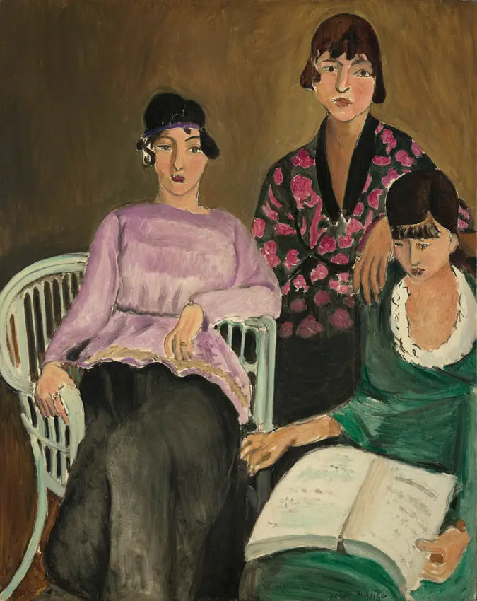 Les Trois Sœurs - Henri Matisse image 1 copie peinte à la main à l’huile