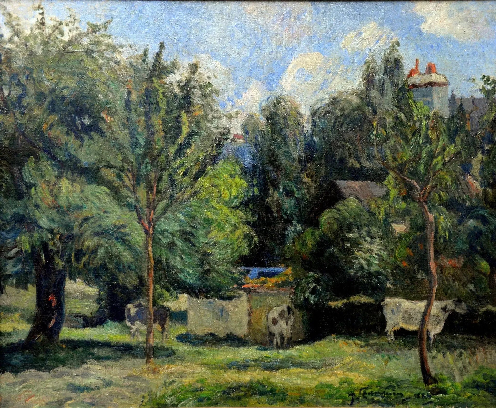 Les Trois vaches - Paul Gauguin image 1 reproduction d’œuvre d’art à l’huile