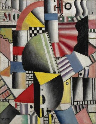 Les Usines - Fernand Léger image 1 reproduction de peinture à l’huile