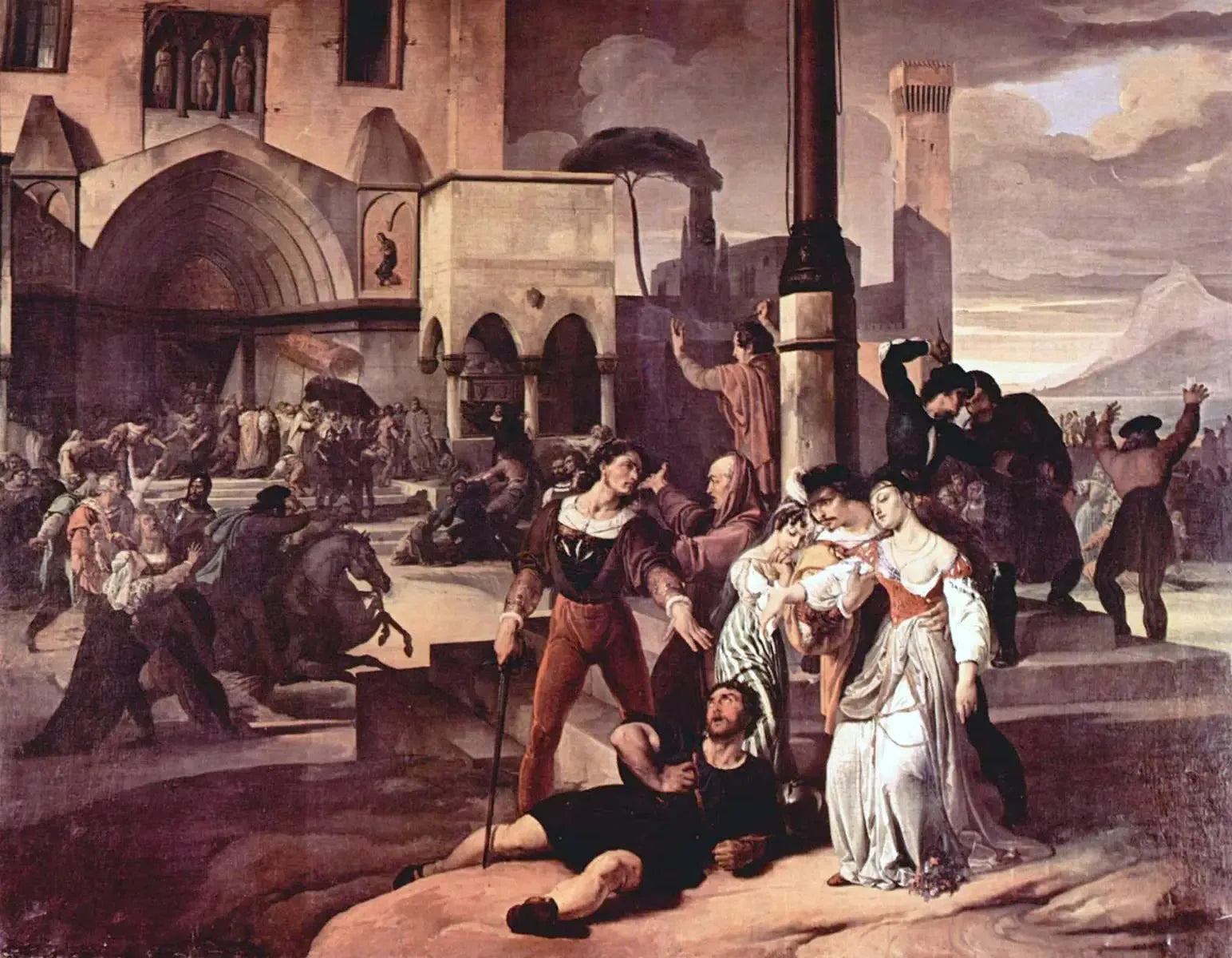 Les vêpres siciliennes - Francesco Hayez image 1 reproduction réalisée par Alpha Reproduction
