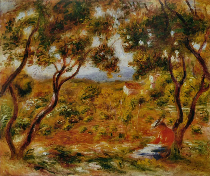 Les Vignes à Cagnes - Pierre-Auguste Renoir