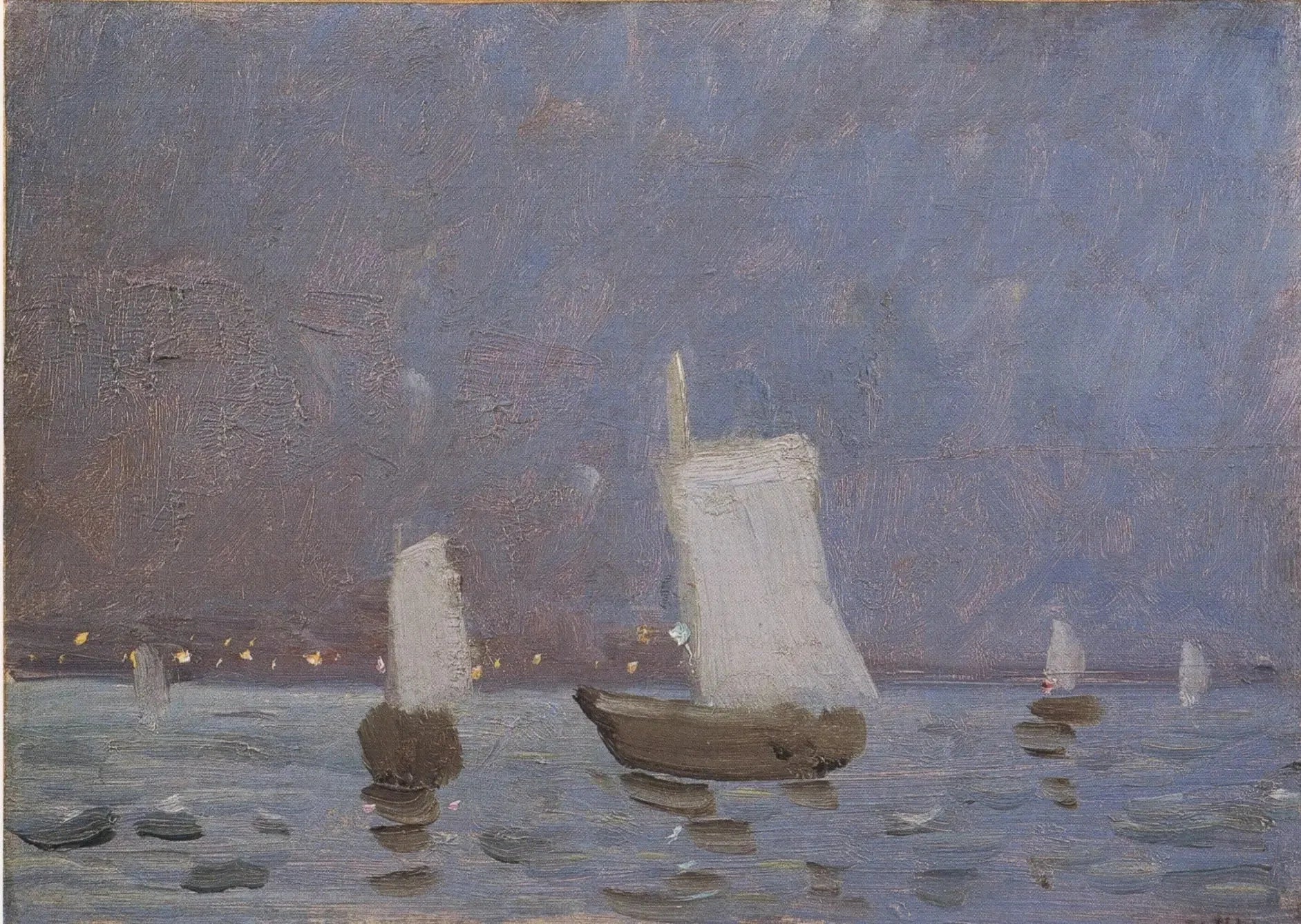Les voiliers - Édouard Manet image 1 reproduction d’œuvre d’art à l’huile
