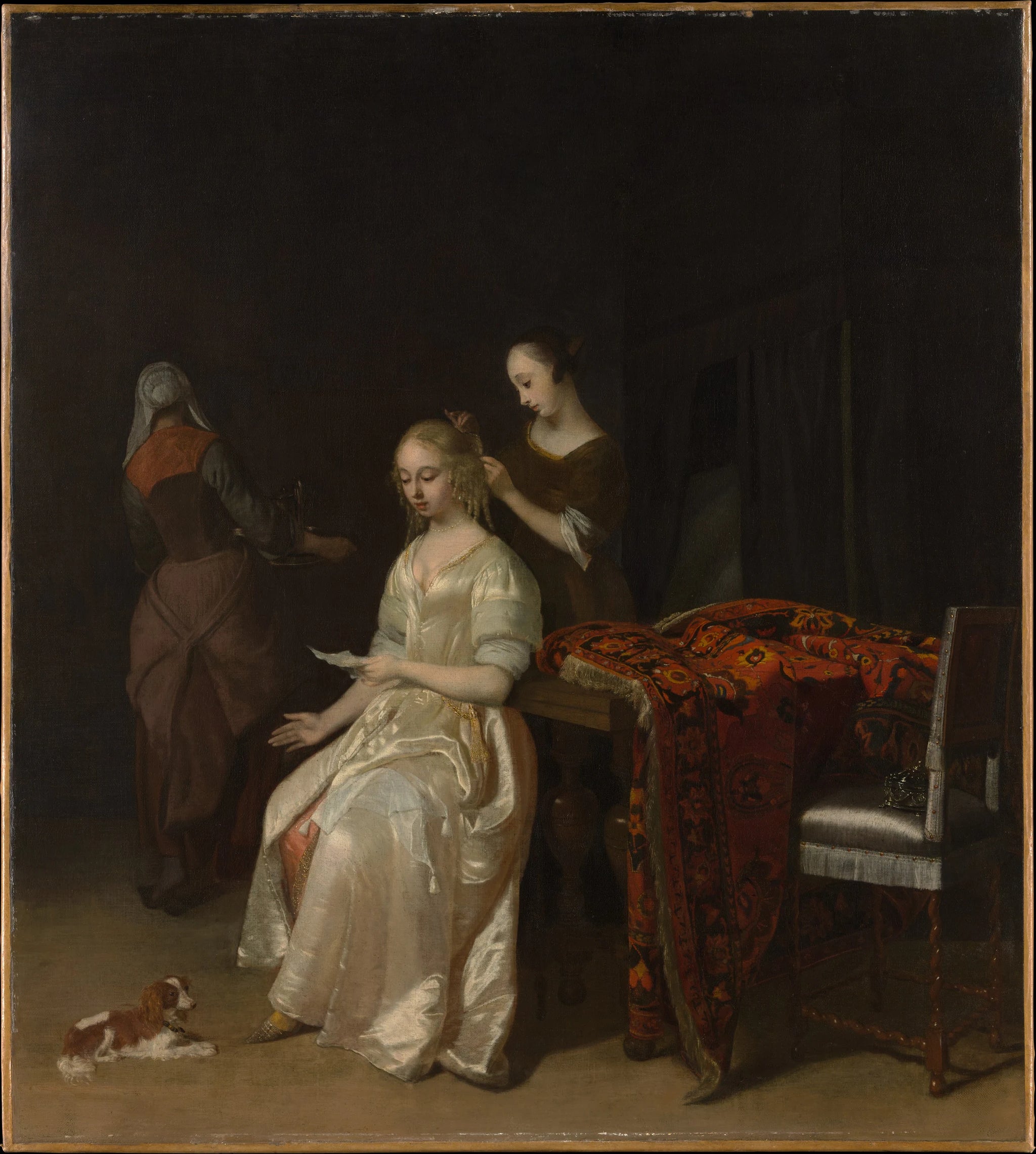 La lettre d'amour - Jacob Ochtervelt