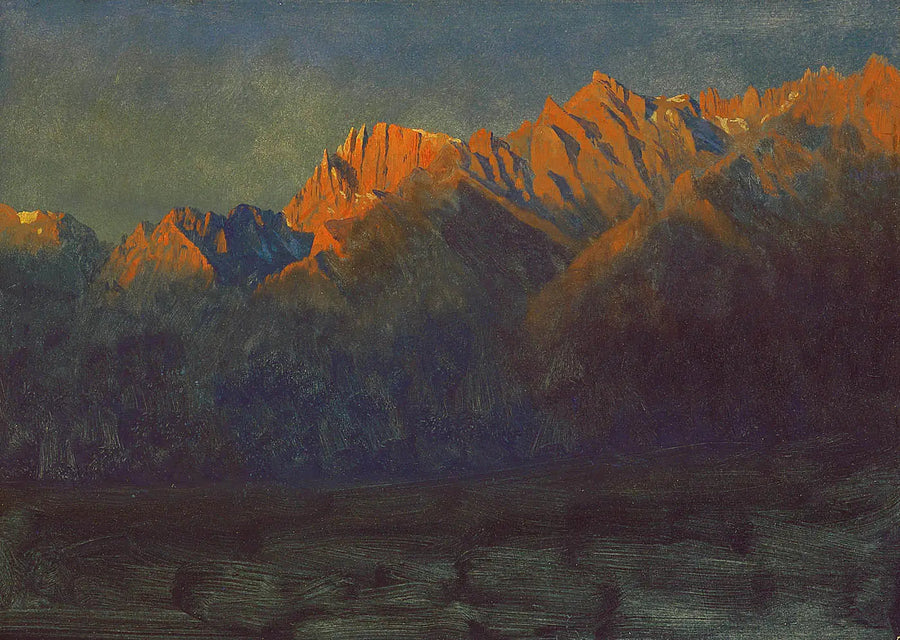 Lever de soleil dans les Sierras - Albert Bierstadt