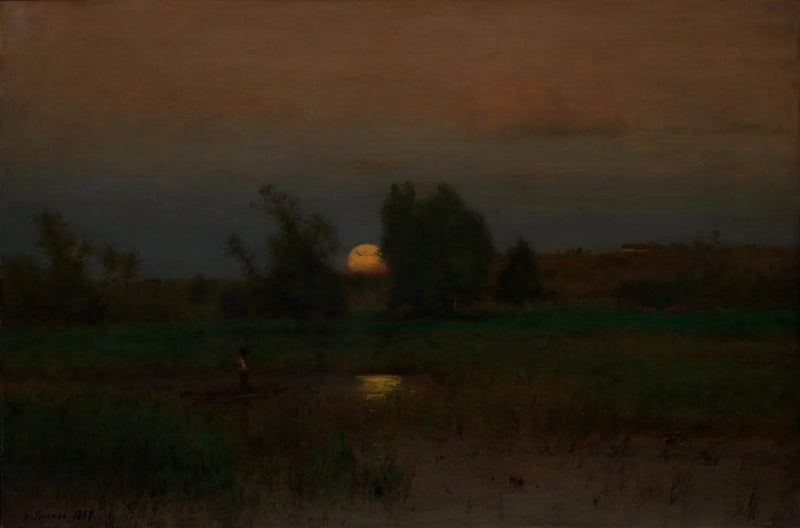 Lever la lune - George Inness