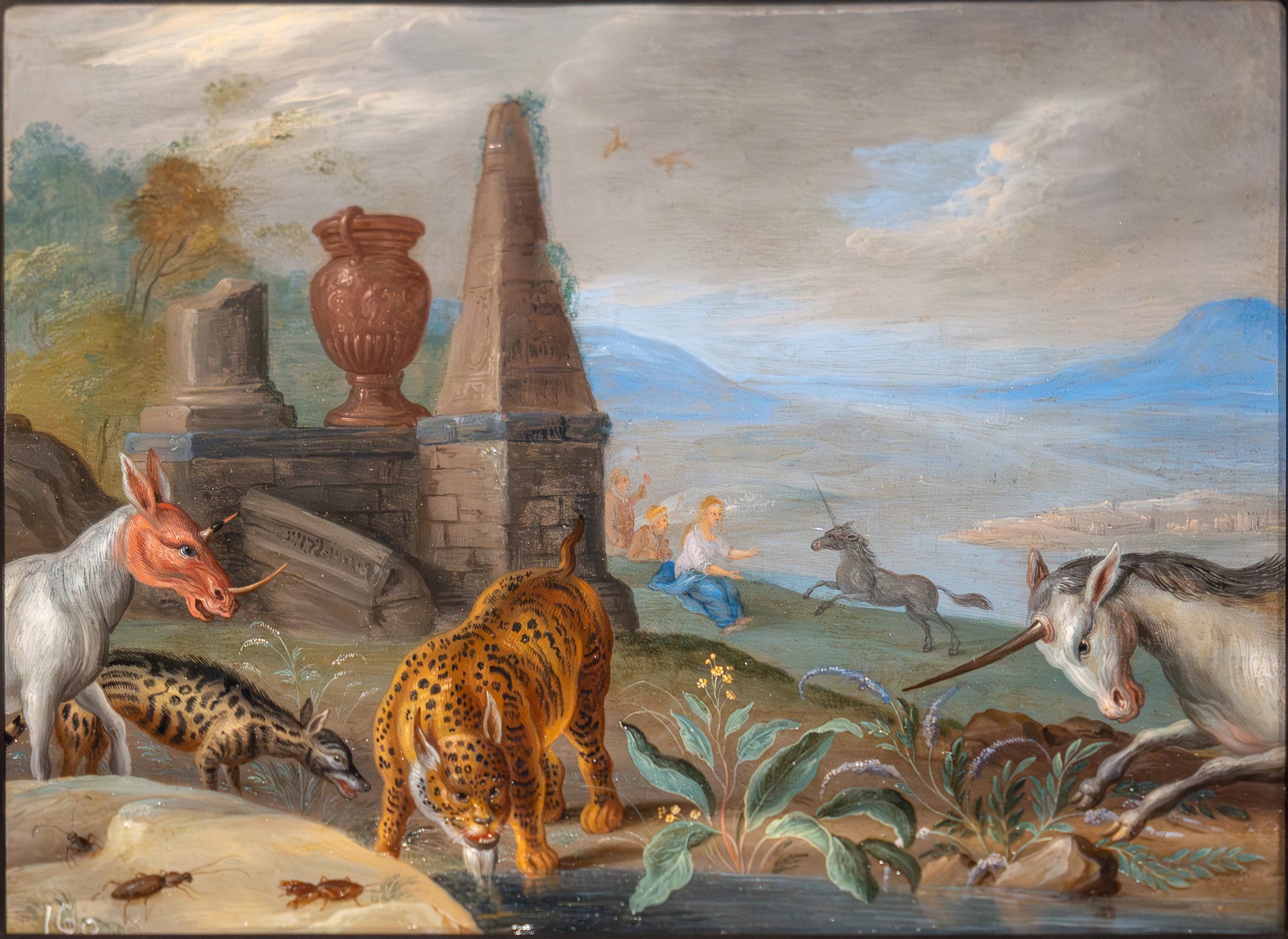 Licorne et autres animaux - Jan van Kessel