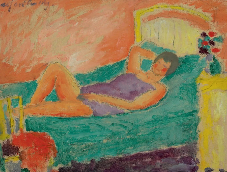 Liegendes Mädchen - Alexej von Jawlensky