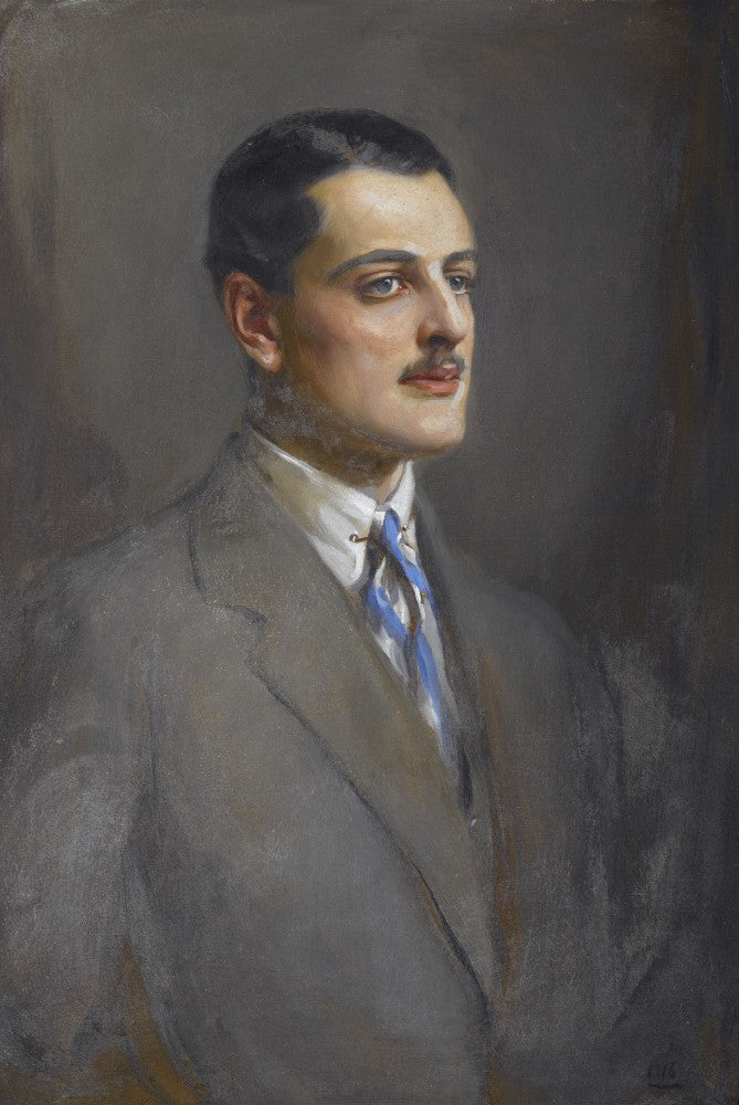 Lieutenant Arthur Herbert Rosdew Burn (1892–1914) - Philip de László image 1 reproduction artisanale de tableau