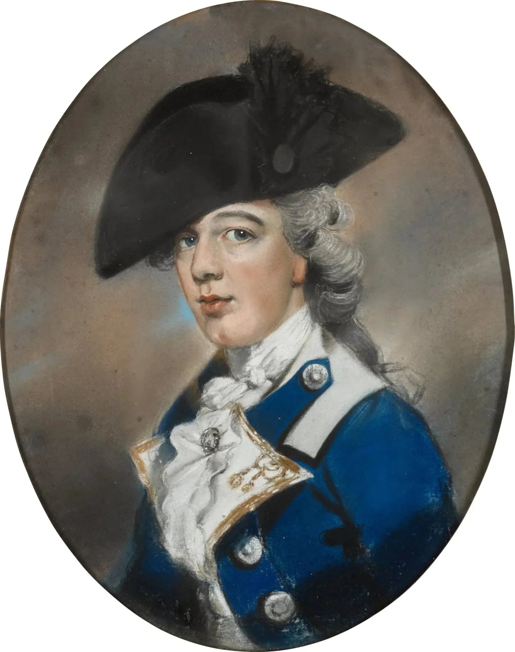Lieutenant-général Christopher Jeaffreson (1761–1824) - Thomas Lawrence image 1 reproduction artisanale de tableau