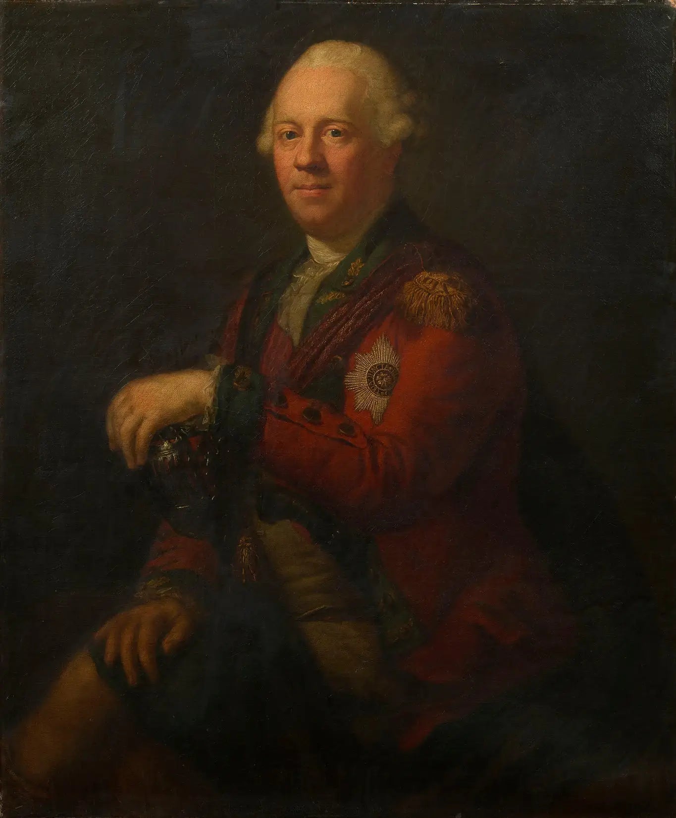 Lieutenant-général Sir Robert Murray Keith (1730-1795) - Anton Graff image 1 reproduction d’œuvre d’art à l’huile
