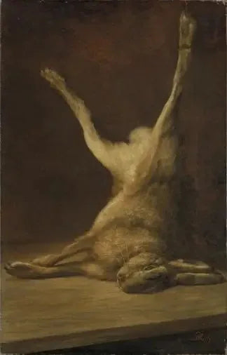 Lièvre mort - Piet Mondrian image 1 copie peinte à la main à l’huile