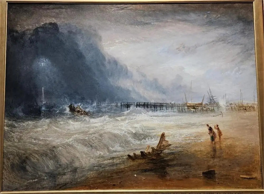 Lifeboat and Manby Apparatus Going off to a Stranded Vessel Making the Signal (Blue Lights) of Distress - J. M. W. Turner
