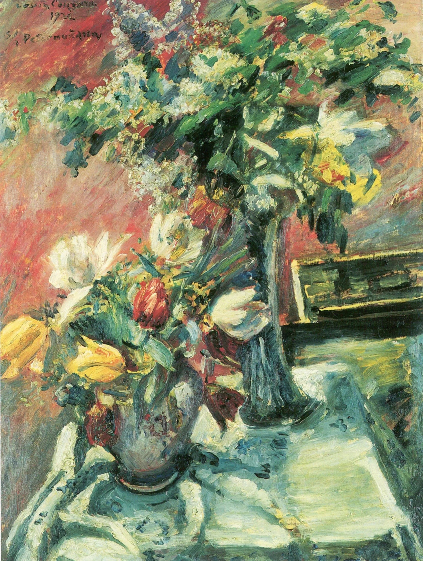 Lilas et tulipes - Lovis Corinth image 1 tableau peint à l’huile sur toile