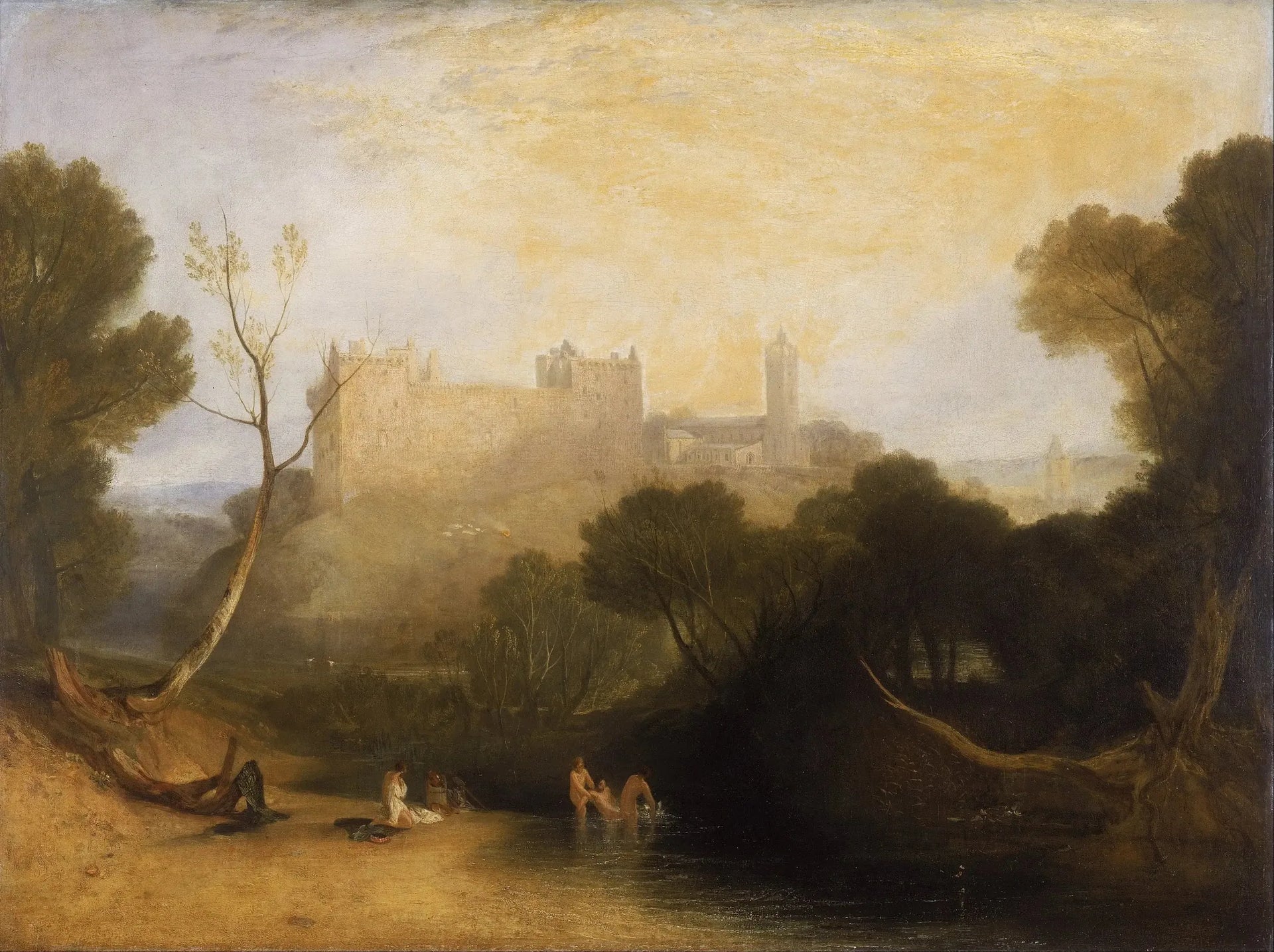 Linlithgow Palace - J. M. W. Turner image 1 tableau peint à l’huile sur toile