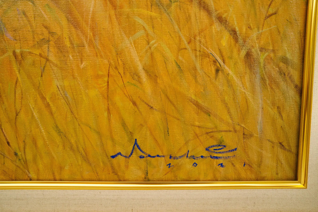 Lion dans la savane | 150 x 100 cm image 8 reproduction réalisée par Alpha Reproduction