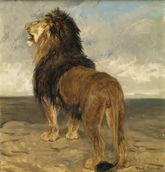 Lion - Rosa Bonheur image 1 copie de tableau peinte à la main