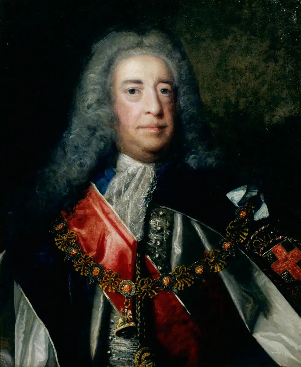 Lionel Cranfield Sackville, 1er duc de Dorset (1688–1765), courtisan - Joshua Reynolds image 1 tableau peint à l’huile sur toile