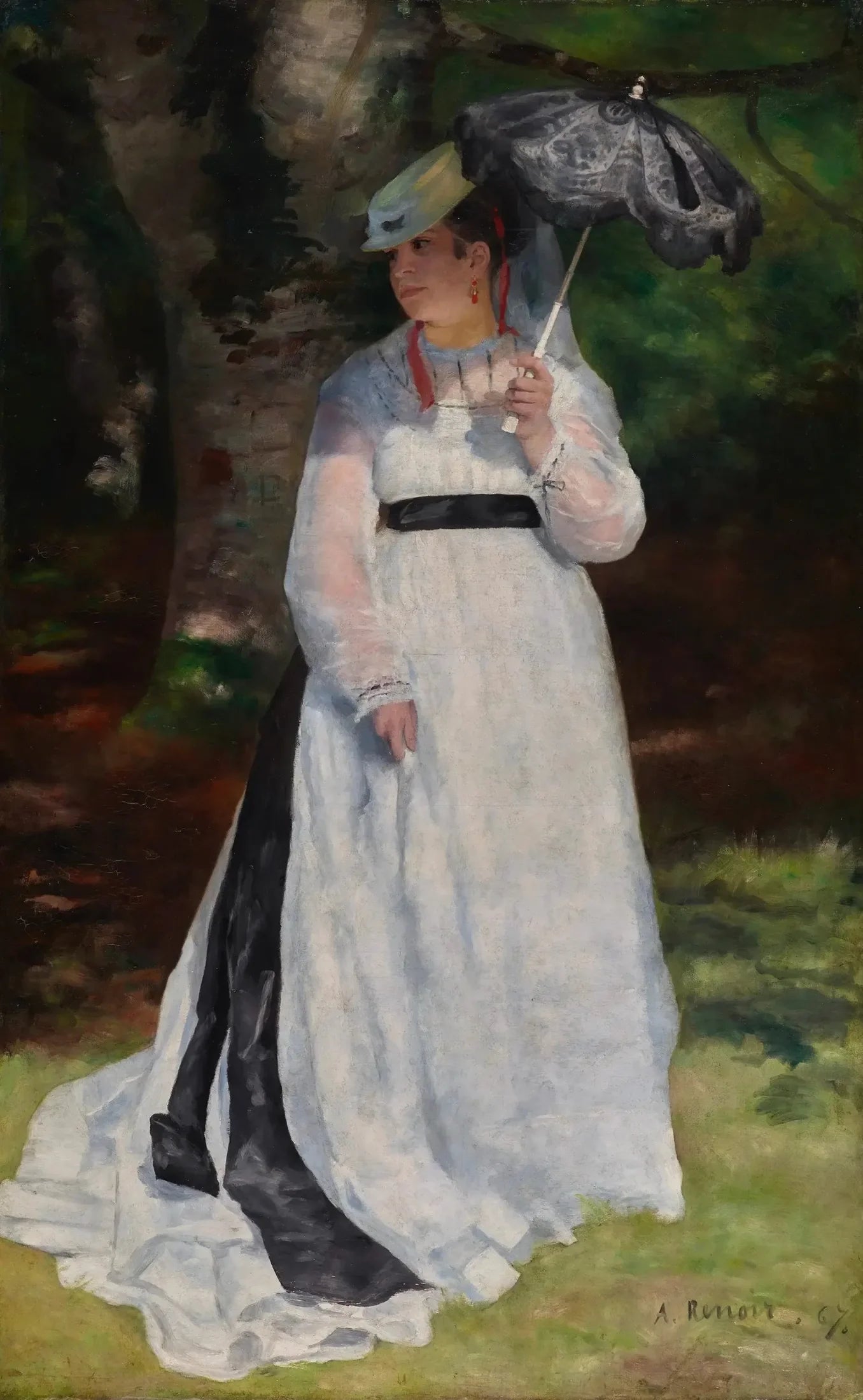 Lise à l'ombrelle - Pierre-Auguste Renoir image 1 copie peinte à la main à l’huile