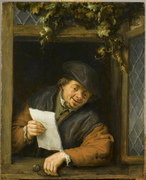 Le Liseur à la fenêtre - Adriaen van Ostade