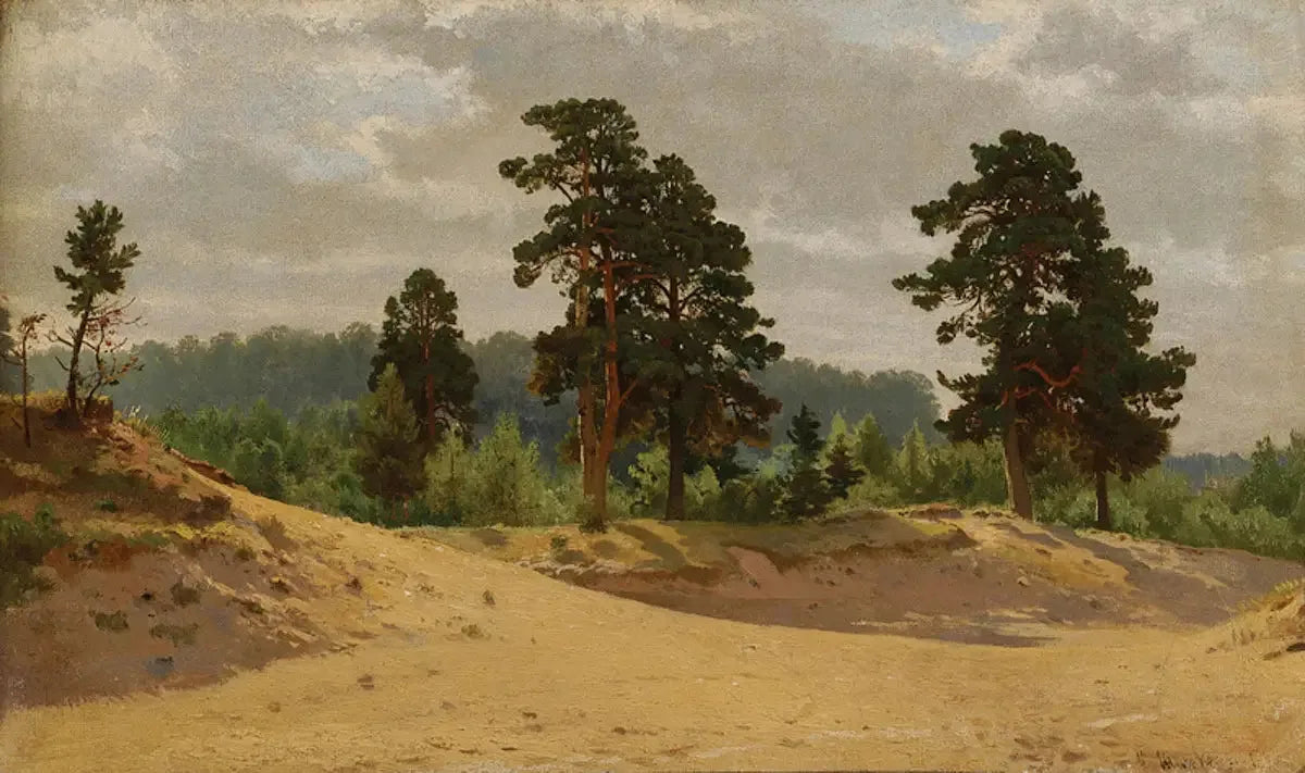 Lisière de la forêt - Ivan Chichkine image 1 copie peinte à la main à l’huile