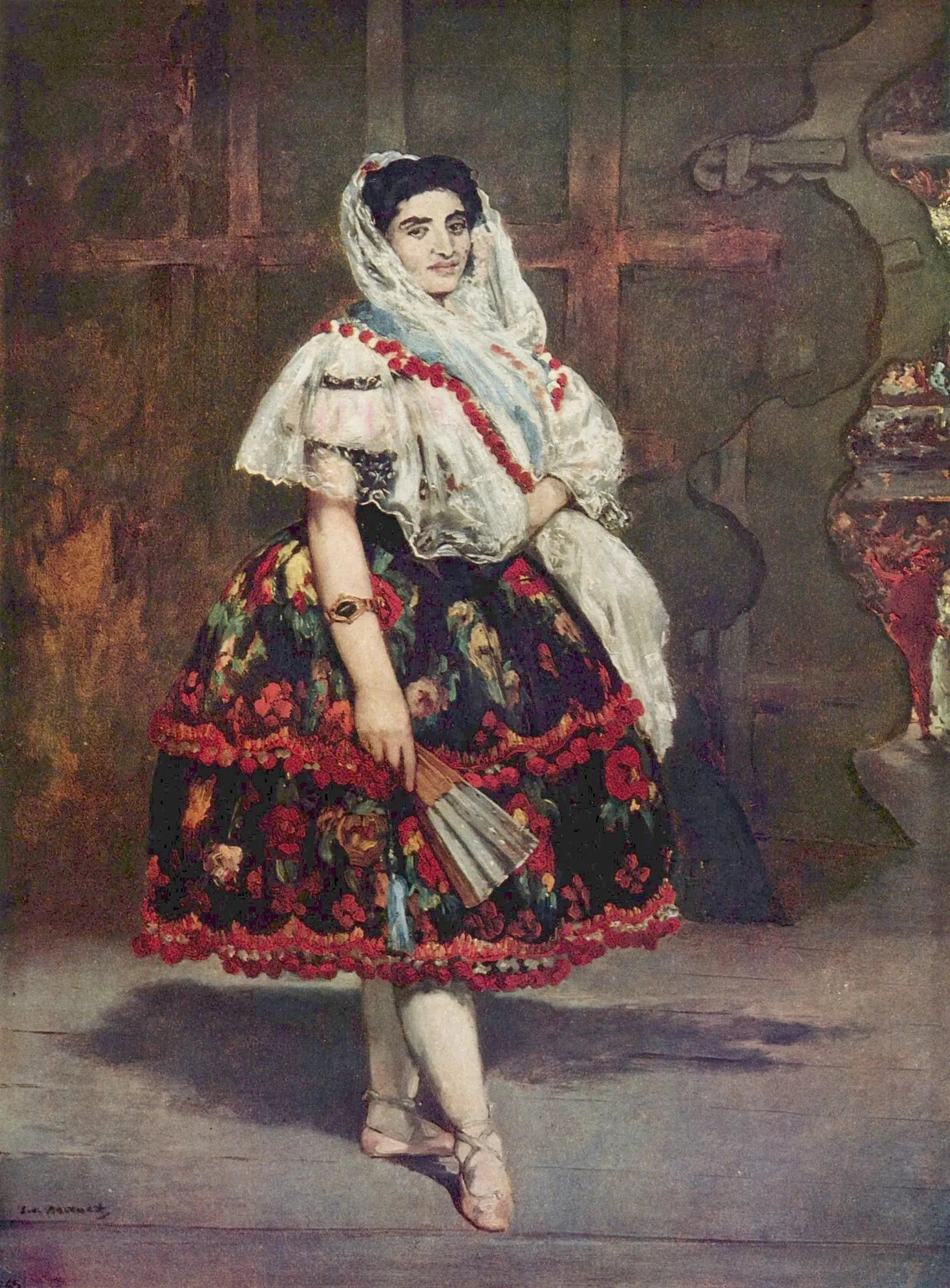 Lola de Valence - Édouard Manet image 1 copie de tableau peinte à la main