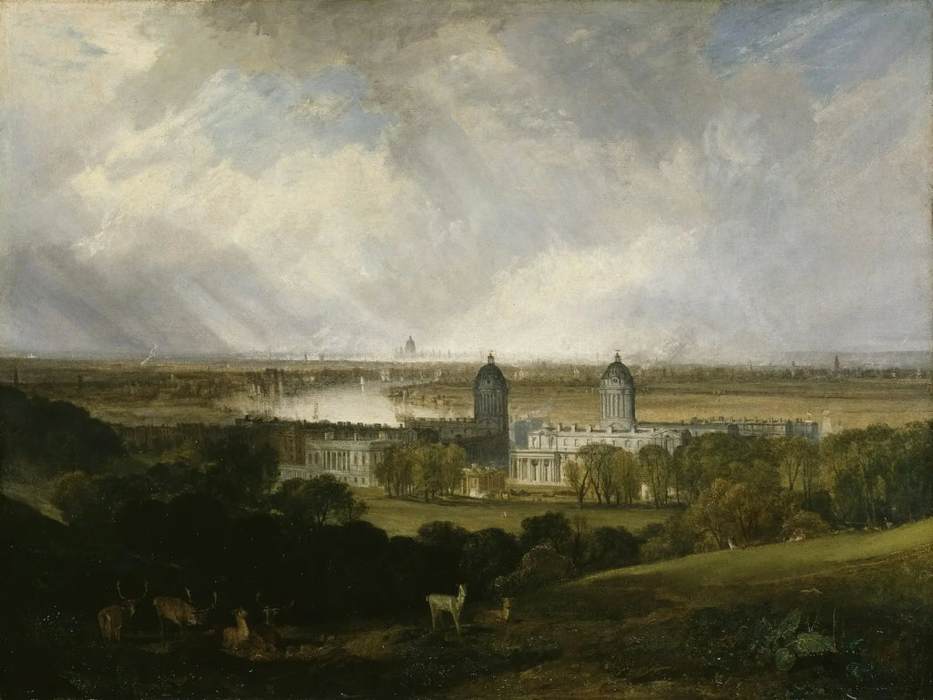London from Greenwich Park - J. M. W. Turner image 1 reproduction de peinture à l’huile