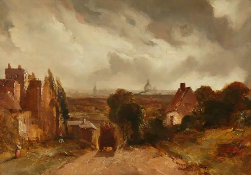 Londres depuis Hampstead Heath - John Constable image 1 reproduction artisanale de tableau