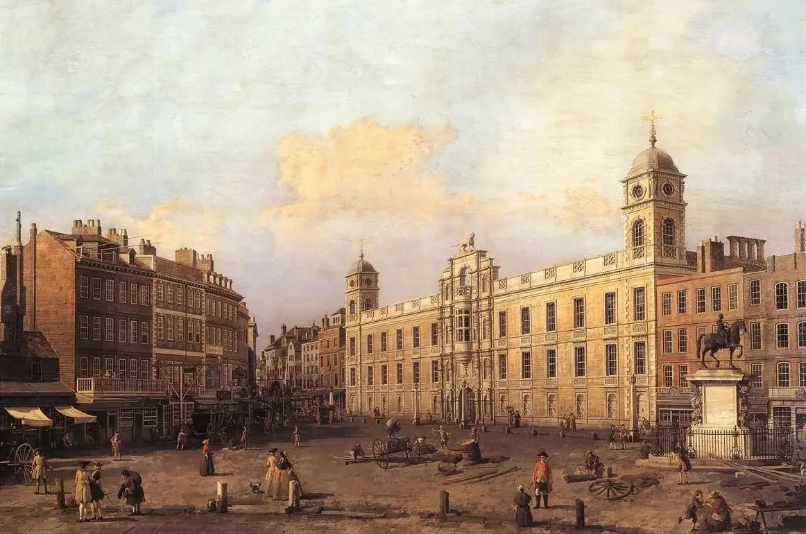 Londres : Northumberland House - Canaletto image 1 reproduction réalisée par Alpha Reproduction