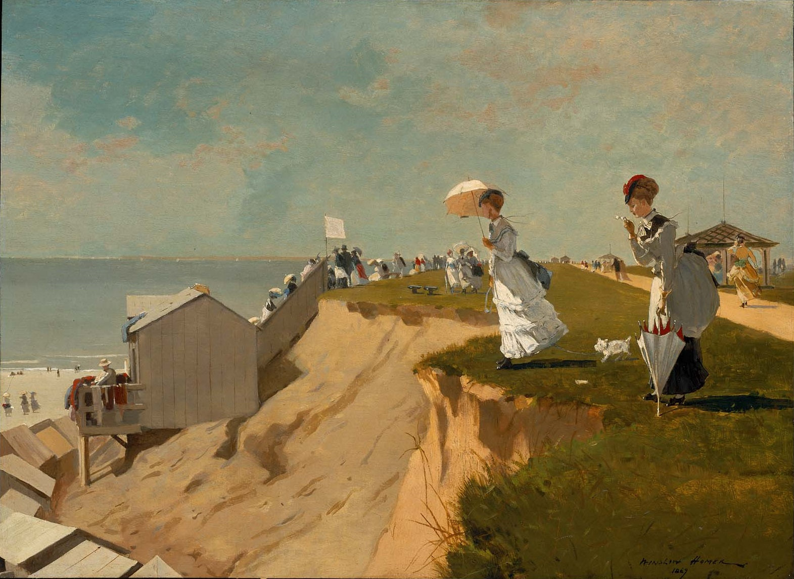 Long Branch, New Jersey - Winslow Homer image 1 copie peinte à la main à l’huile