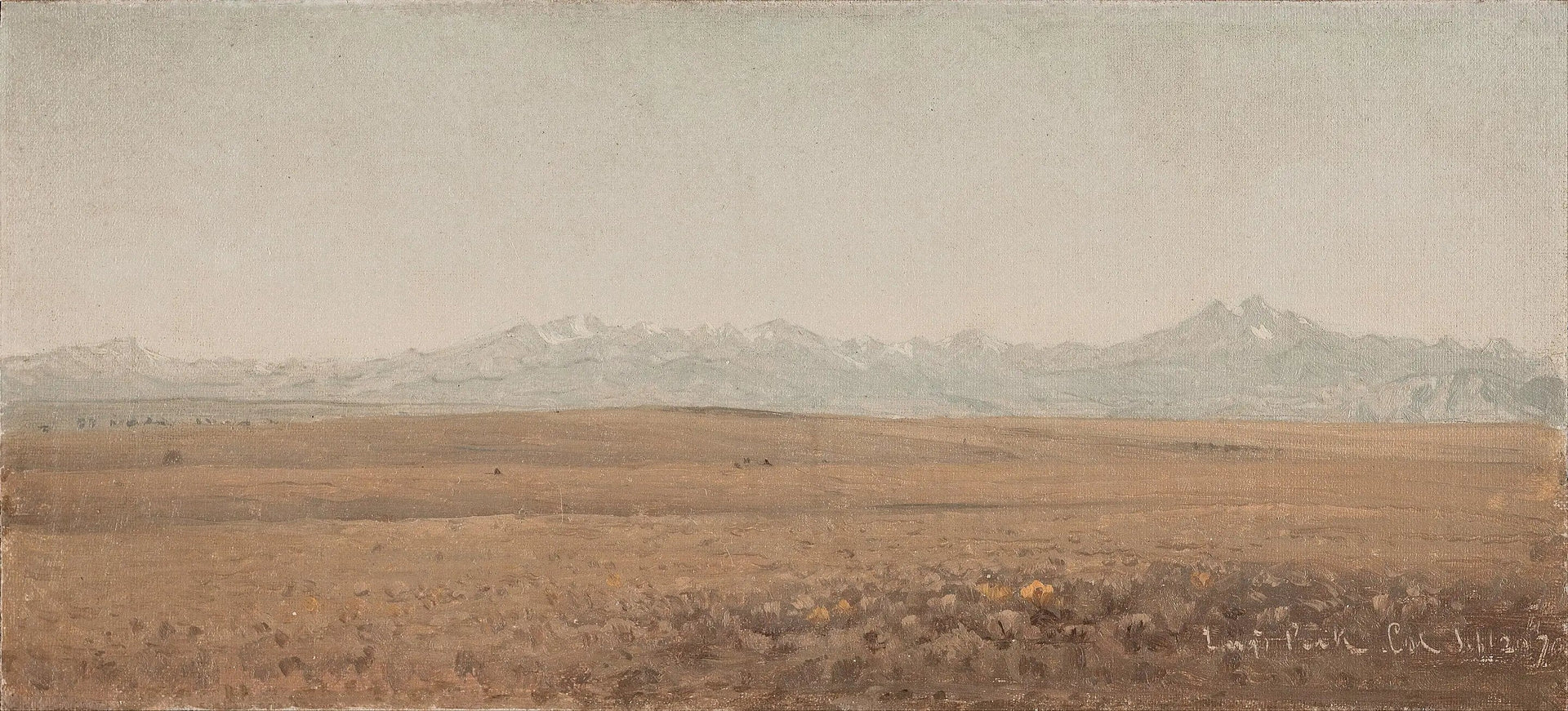 Longs Peak, Colorado - Sanford Robinson Gifford image 1 reproduction de peinture à l’huile