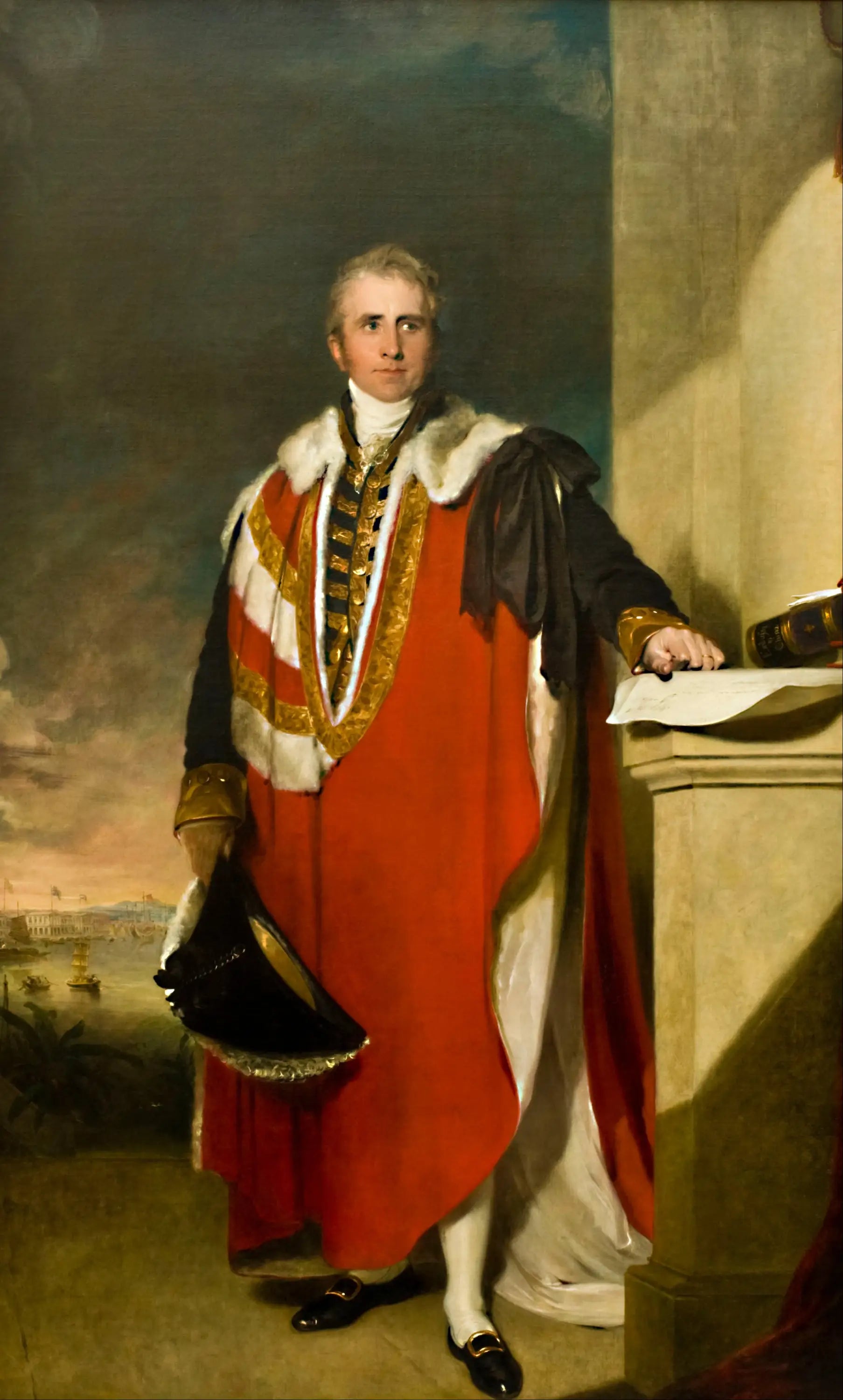 Lord Amherst - Thomas Lawrence image 1 reproduction artisanale de tableau