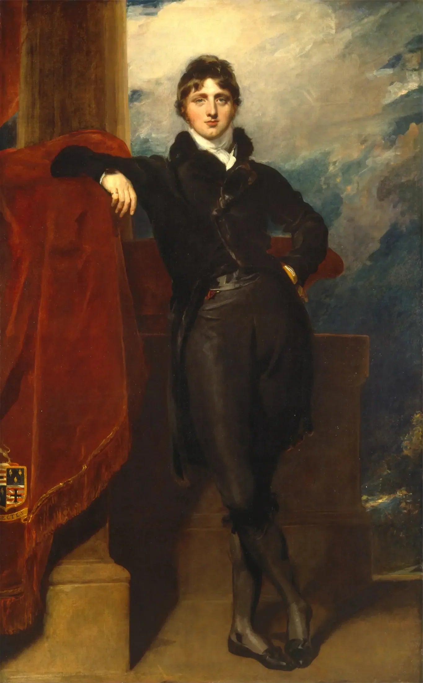 Lord Granville Leveson-Gower, plus tard premier comte Granville - Thomas Lawrence image 1 copie peinte à la main à l’huile