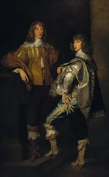 Lords John et Bernard Stuart - Thomas Gainsborough image 1 tableau peint à l’huile sur toile